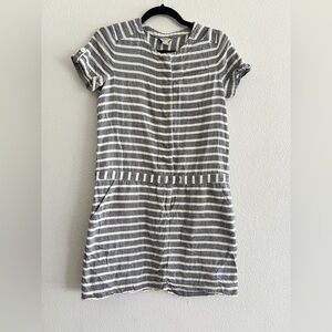 J.Crew Striped Shirt Dress Size 2